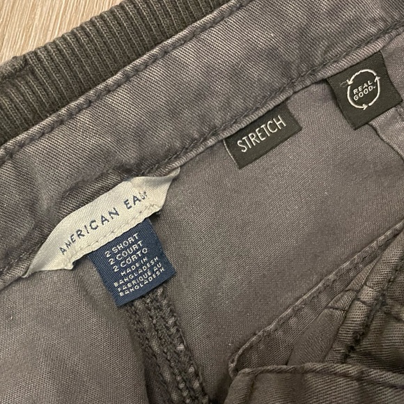 AMERICAN EAGLE Dreamy Drape Stretchy Cargo Pants Size 2 Short - Picture 2 of 12